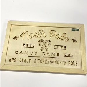 DIY North Pole Sign